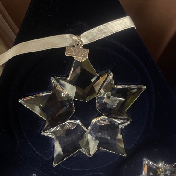 Swarovski 2019 large and little tri pack ornament